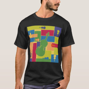 Camiseta Blocos de Cores de Viola