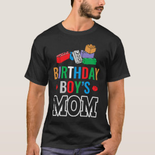 Camiseta Blocos de Edifício Mãe do Aniversário 6