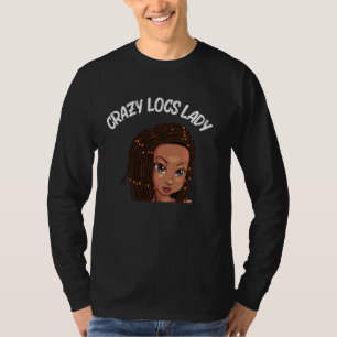 Camiseta Blocos Engraçados Para Mulheres Mamãe Dreadlock Br