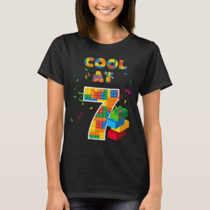 Camiseta Blocos Festa de aniversário de 7 anos