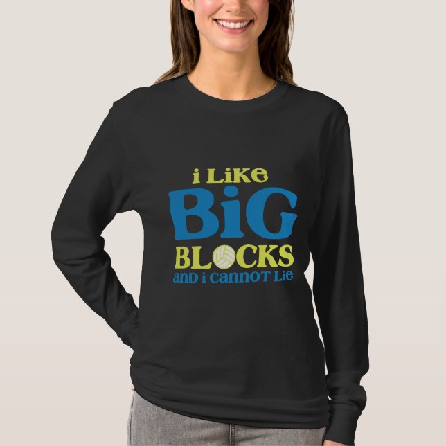 Camiseta BLOCOS grandes do voleibol (Frente)
