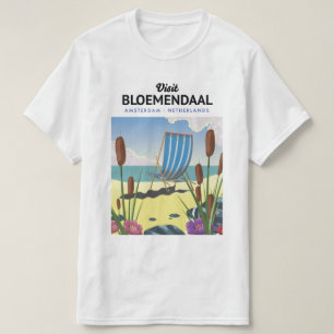 Camiseta Bloemendaal Amsterdam Poster de viagens