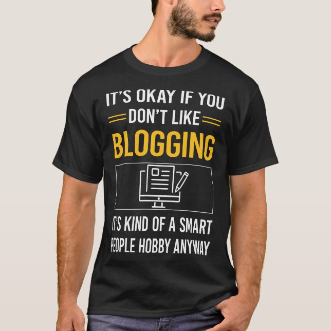 Camiseta Blog de Blogagem de Pessoas Inteligentes Blog Blog (Frente)