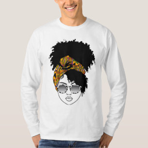 Camiseta Blogue de Cartaz da Mulher Americana Africana Kent