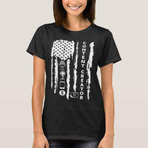Camiseta Blogueiro do Content Creator que influencia a Amér