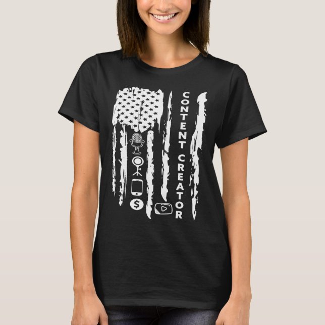 Camiseta Blogueiro do Content Creator que influencia a Amér (Frente)