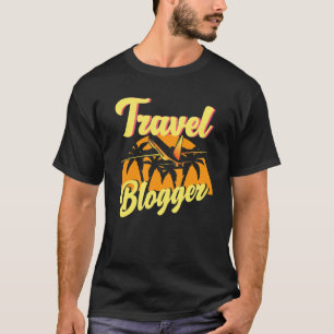 Camiseta Blogueiro Viajante do Blog do viagem Blogger Wande