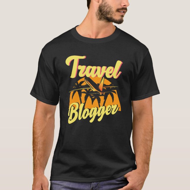 Camiseta Blogueiro Viajante do Blog do viagem Blogger Wande (Frente)