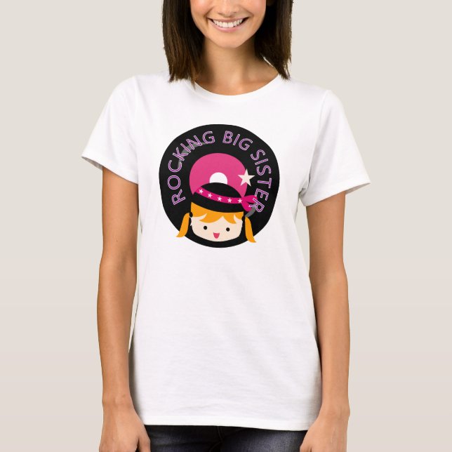 Camiseta Blond Rocking Big Sister (Frente)