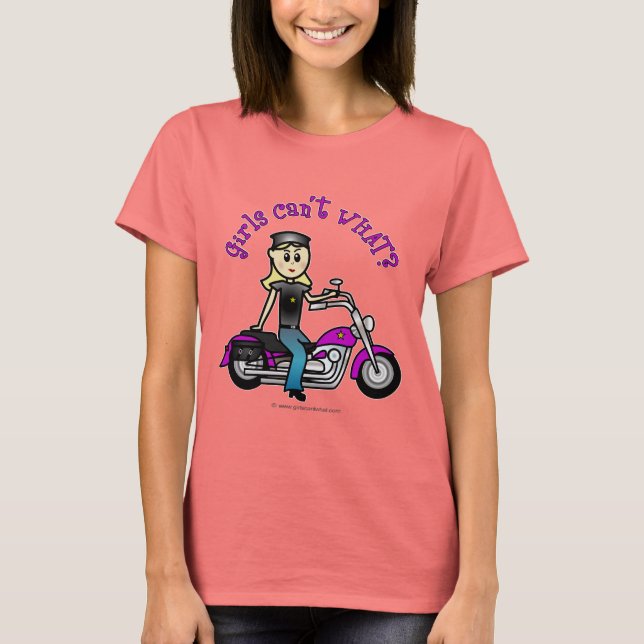 Camiseta Blonde Biker (Frente)
