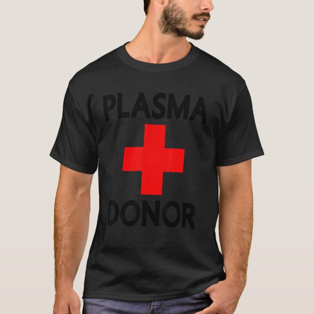Camiseta Blood Donor Day Plasma Donation Outfit Women Mens  (Frente)