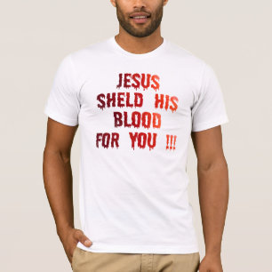 Camiseta Blood for you Vermelho TRANS PNG