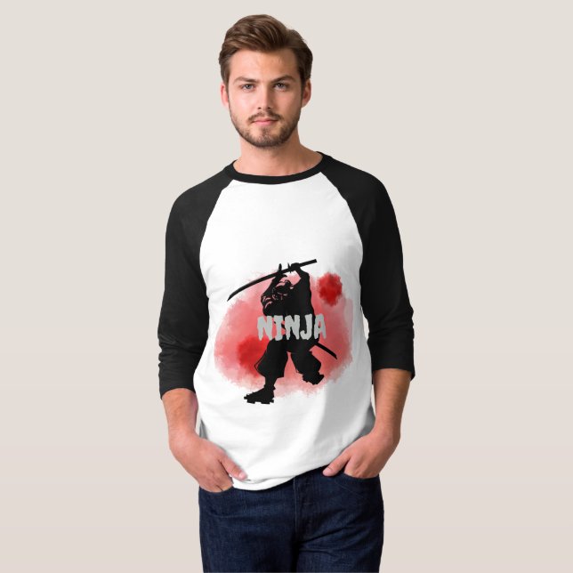 Camiseta blood moon ninja (customize) (Frente Completa)