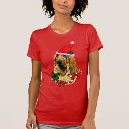 Camiseta Bloodhound Amadurece Feliz de Natal