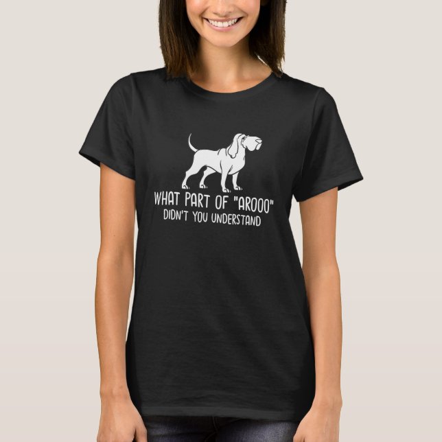 Camiseta Bloodhound Dog  Puppies Owner (Frente)