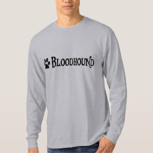 Camiseta Bloodhound (estilo do pirata com pawprint)