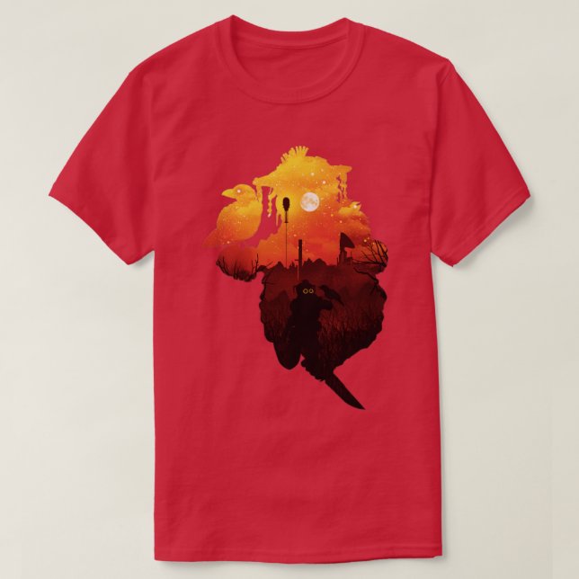 Camiseta Bloodhound Sunset (Frente do Design)