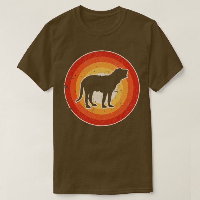 Camiseta Bloodhound Sunset Retro for Men Women Boys Girls K (Frente do Design)
