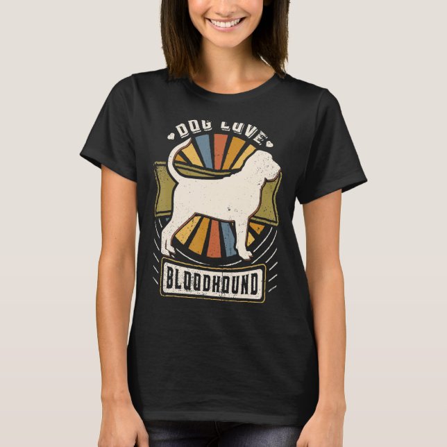 Camiseta Bloodhound Vintage Clássico (Frente)