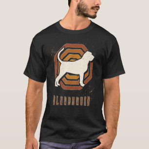 Camiseta Bloodhound Vintage Retro Classic Dog Love
