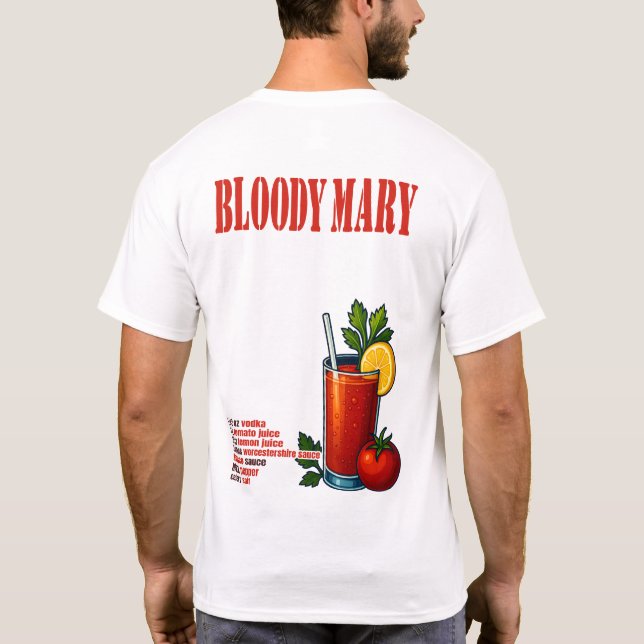 Camiseta Bloody Mary T-Shirt – Bold Brunch Cocktail (Verso)