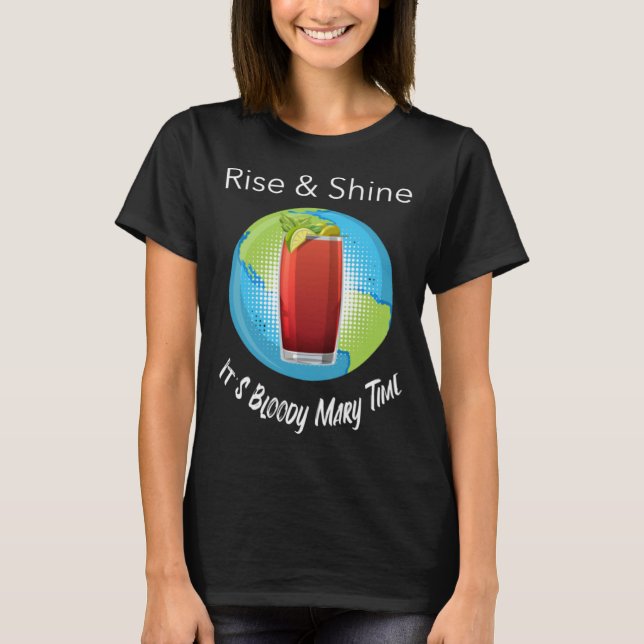 Camiseta Bloody Mary Time Brunch Wonderlust Graphic (Frente)