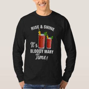 Camiseta Bloody Mary Time Cute Coctail Raparigas Vestidas
