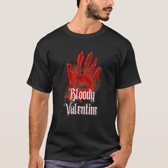 Camiseta Bloody Valentine Gothic Emo Mysterious Occult Divi (Frente)