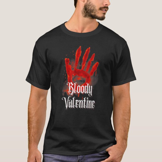 Camiseta Bloody Valentine Gothic Emo Mysterious Occult Divi (Frente)