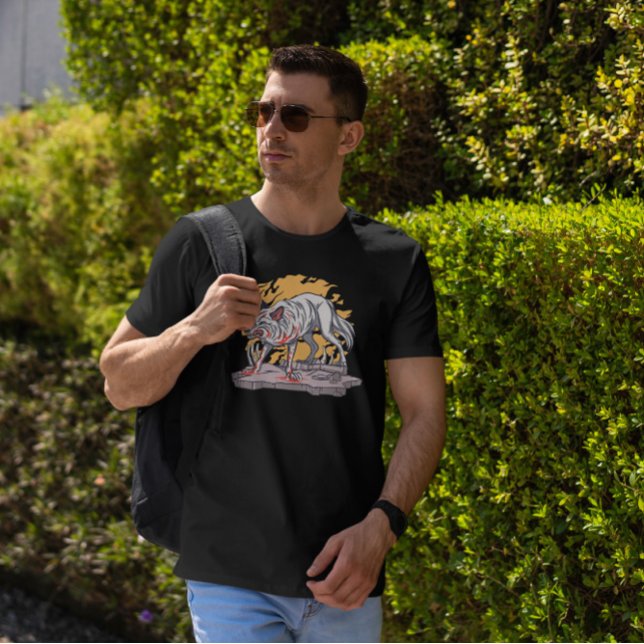 Camiseta Bloody Wolf (Criador carregado)