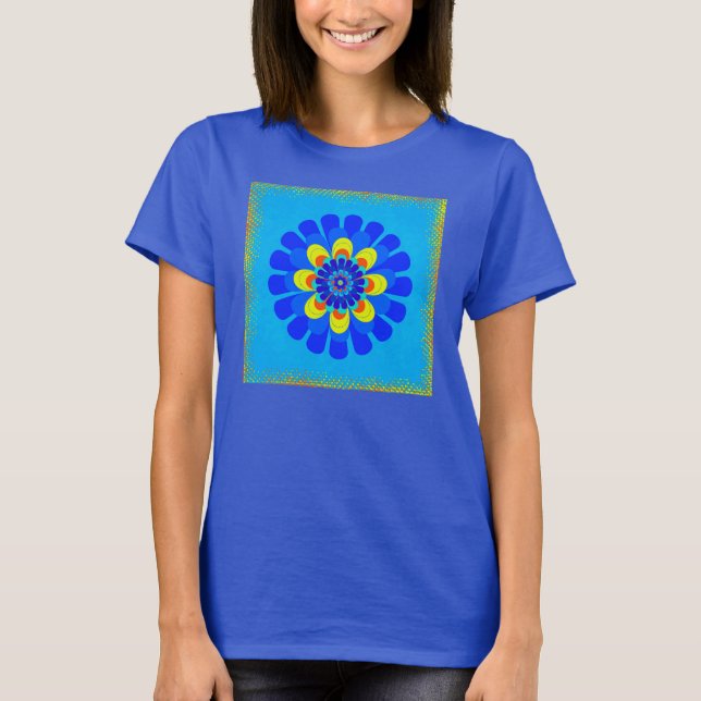 Camiseta Bloom Blue (Frente)