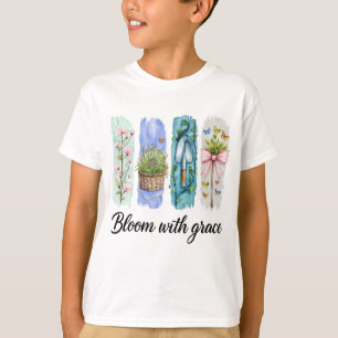 Camiseta Bloom com a Arte Floral Grace Garden
