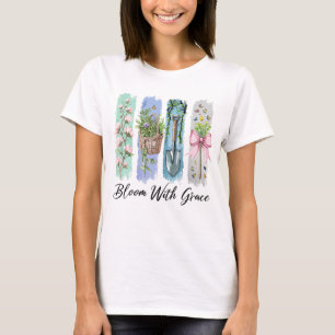 Camiseta Bloom com a Arte Floral Grace Garden