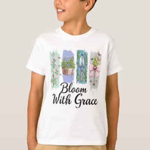 Camiseta Bloom com a Arte Floral Grace Garden