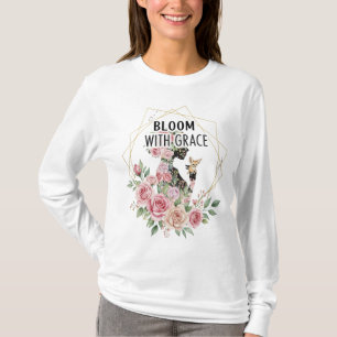 Camiseta Bloom com Grace - Silhouette Moderna Floral