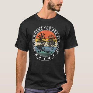 Camiseta Bloom De Dama Botânica Onde Planta Possibilidade F