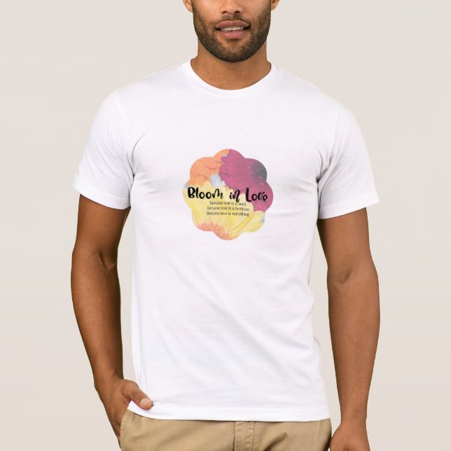 Camiseta Bloom in Love - Men T-shirt (Frente)