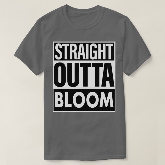 Camiseta Bloom Name Hetero Outta Bloom (Frente do Design)