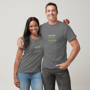 Camiseta Bloom onde você está plantado Hoodie & Mug - Inspi