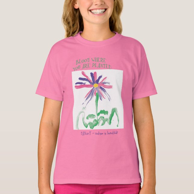Camiseta Bloom onde você está plantado por MAXarT (Frente)