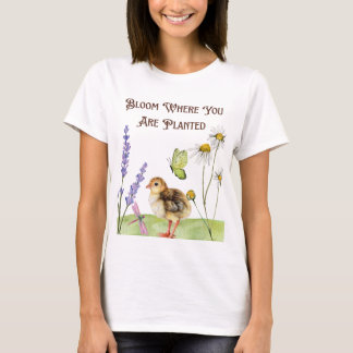 Camiseta Bloom Onde Você Está Plantado: T-shirt De Flor Sel
