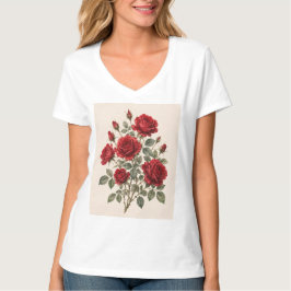 Camiseta Bloom Where You Are Planted | Vintage Rose Botanic