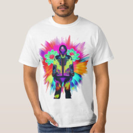 Camiseta Bloom Y2K: Tecido Atende à Natureza Luminescente