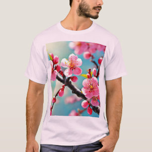 Camiseta Blooming Cherry Blossoms em Primavera