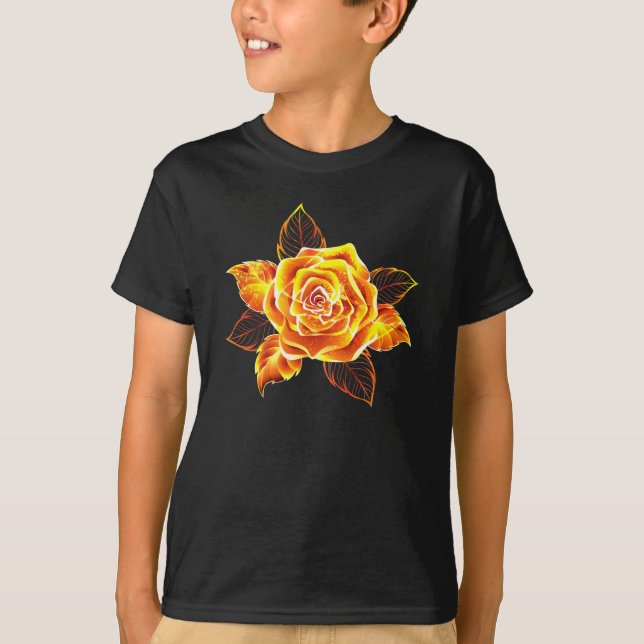 Camiseta Blooming Fire Rosa (Frente)