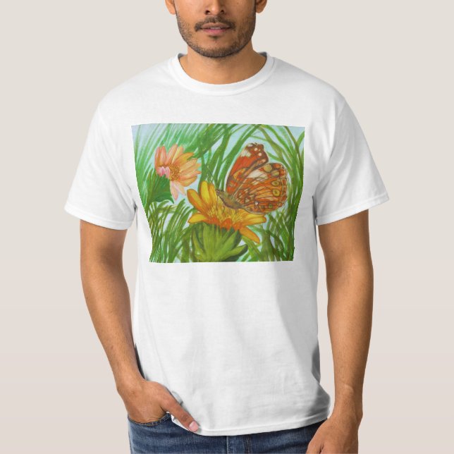 Camiseta Blooming flower garden (Frente)
