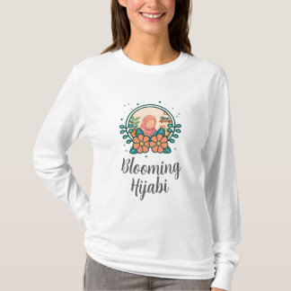 Camiseta Blooming Hijabi (mangas longas)