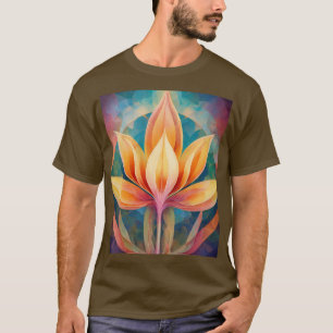 Camiseta Blooming Lotus: Serenidade em T-Shirt Design