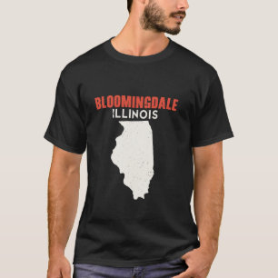 Camiseta Bloomingdale Illinois EUA Estado América, Viagem I