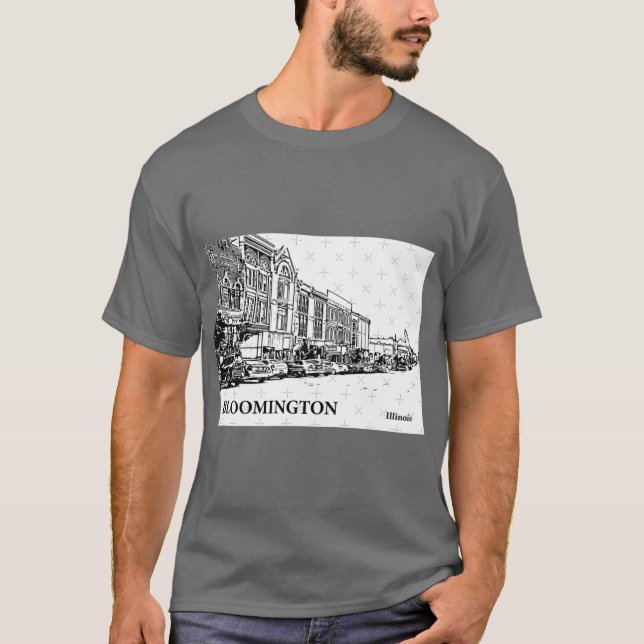Camiseta Bloomington Illinois (Frente)